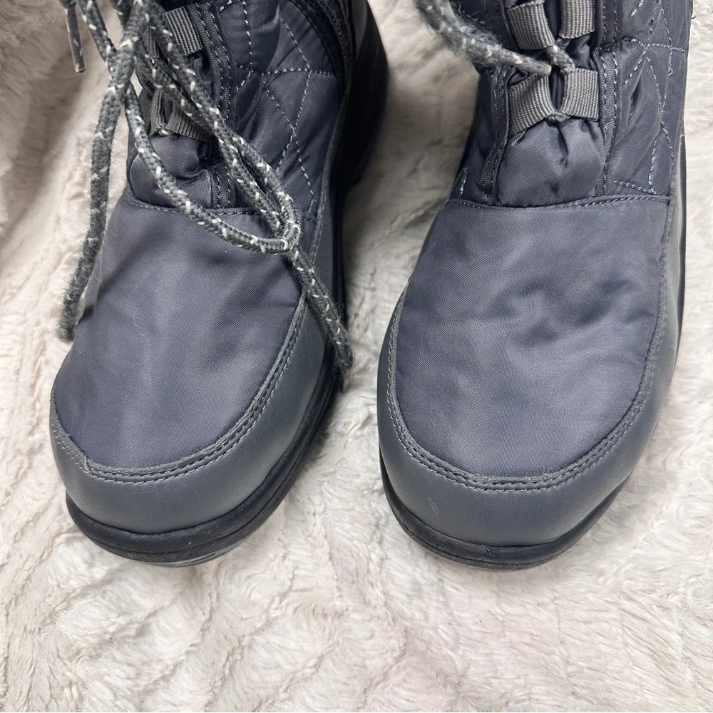 Dream Pairs Goose Womens Grey Faux Fur Winter Boots Size 9  EUC!